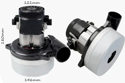 SÜPÜRGE MOTORU (SRV70) EGZOZLU ÇİFT FANLI(1200 W) (SARCOOL)