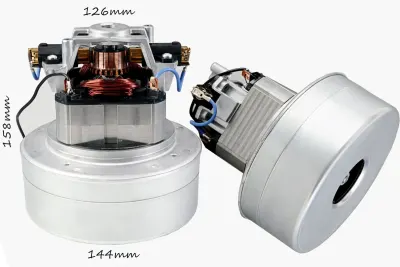 SÜPÜRGE MOTORU (SRV62) (1200 W) NLFKS (SARCOOL) METAL FLANŞLI