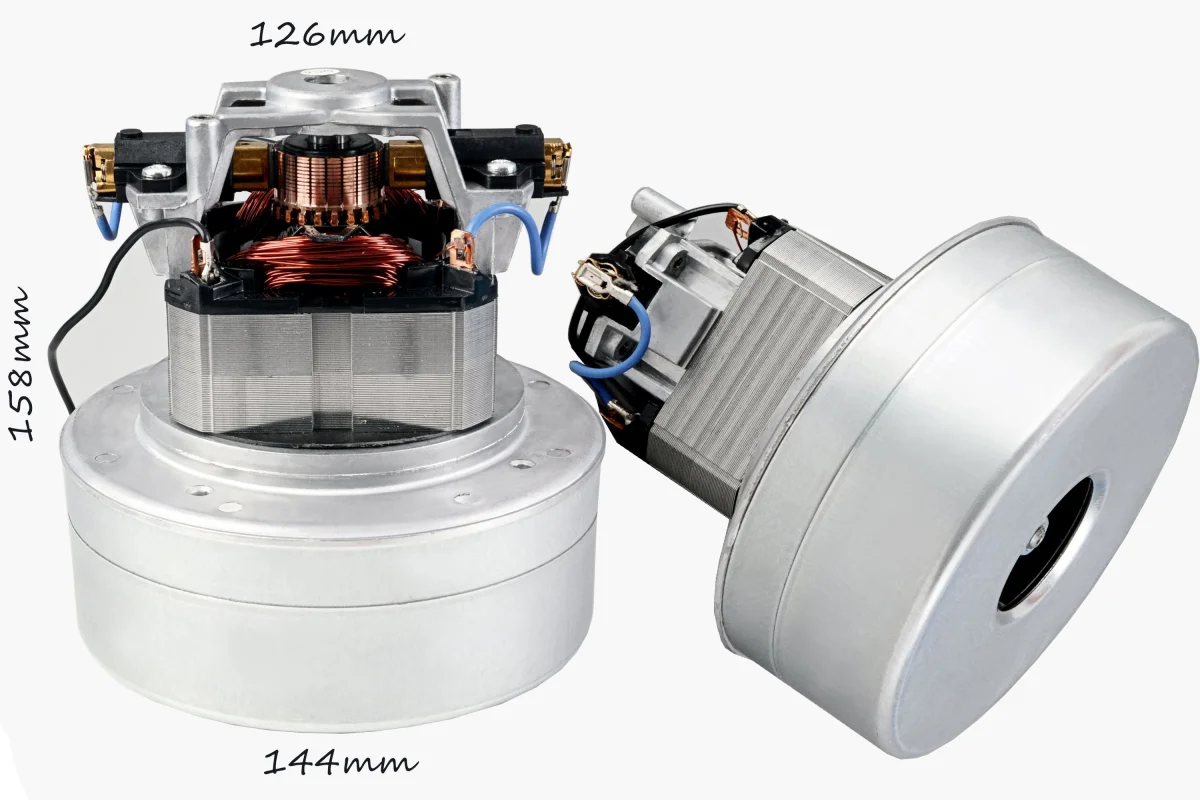 SÜPÜRGE MOTORU (SRV62) (1200 W) NLFKS (SARCOOL) METAL FLANŞLI